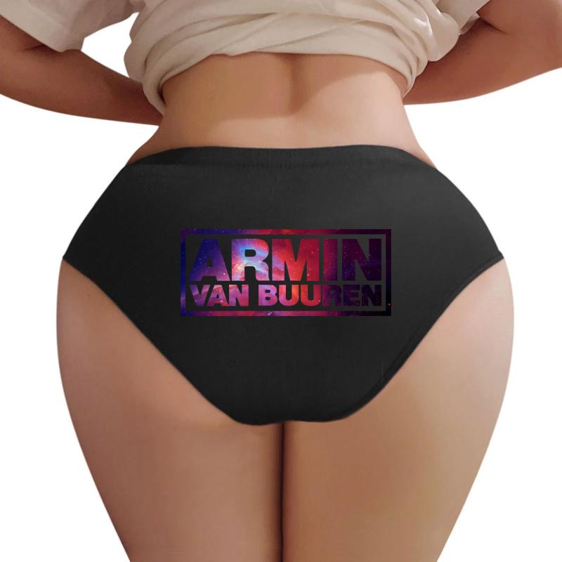 Armin Van Buuren Women Underwear Panties Women Black