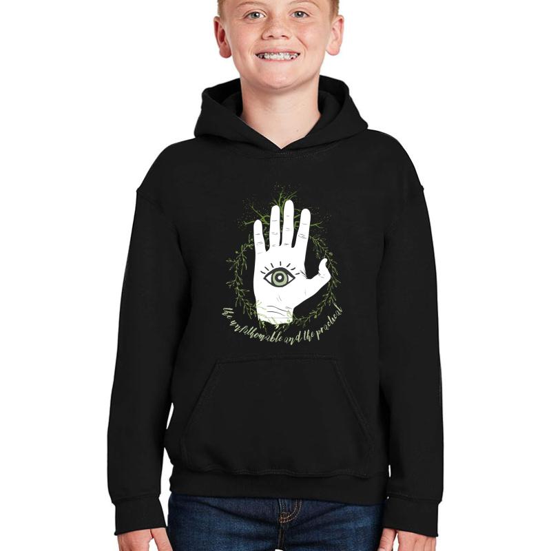 Adam The Magician - The Raven Cycle Youth Hooded Sweatshirt Boy Black