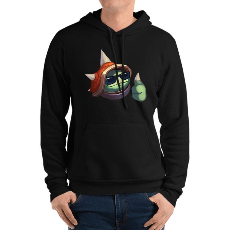 8K Rammus Ok!! Unisex Hooded Sweatshirt Men Black