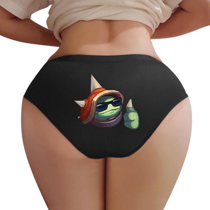 8K Rammus Ok!! Women Underwear Panties Women Black