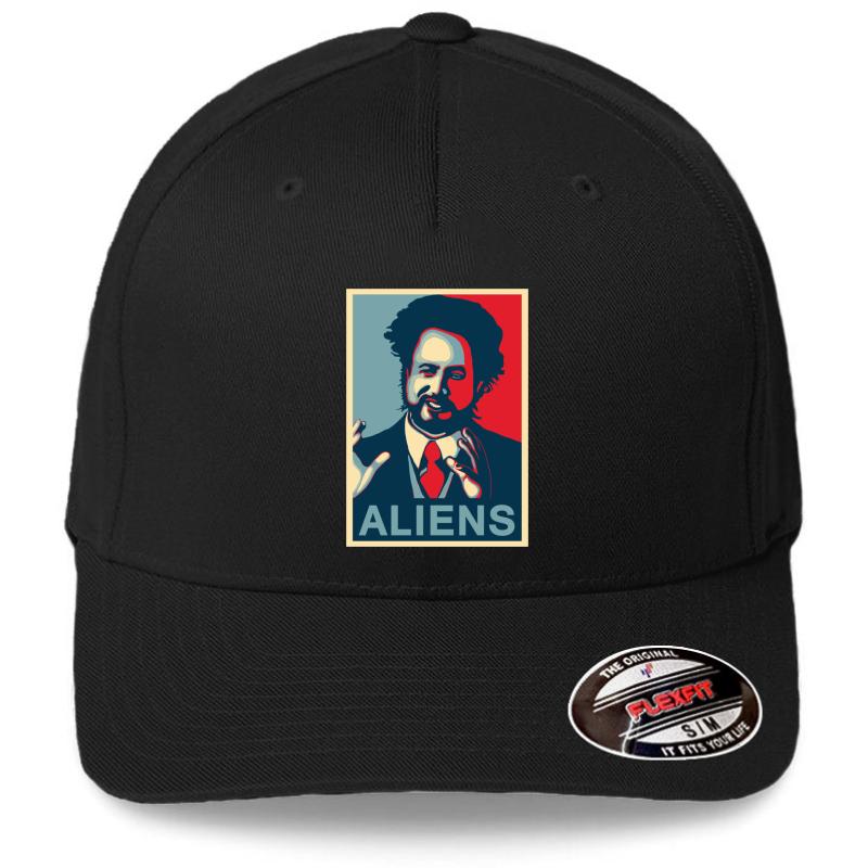 Ancient Aliens Giorgio A. Tsoukalos Flexfit Baseball Cap  Black