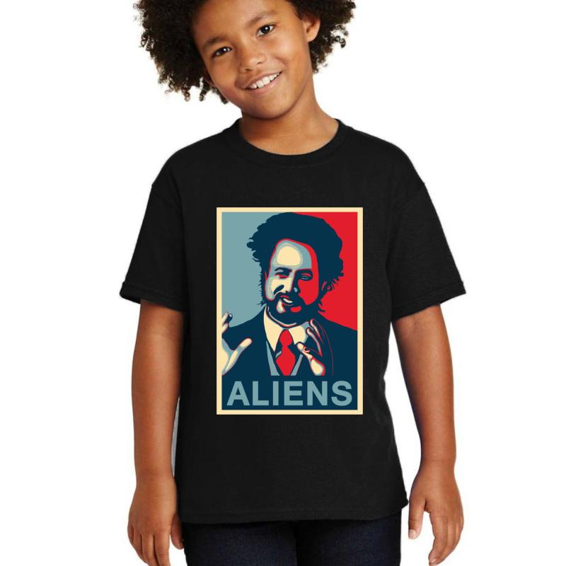 Ancient Aliens Giorgio A. Tsoukalos Youth T-Shirt Boy Black