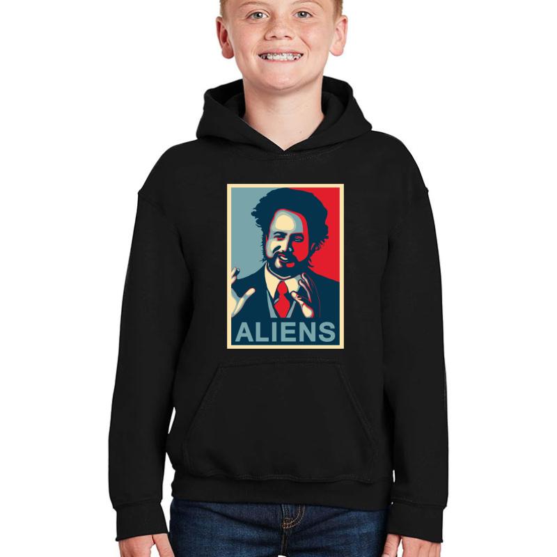 Ancient Aliens Giorgio A. Tsoukalos Youth Hooded Sweatshirt Boy Black