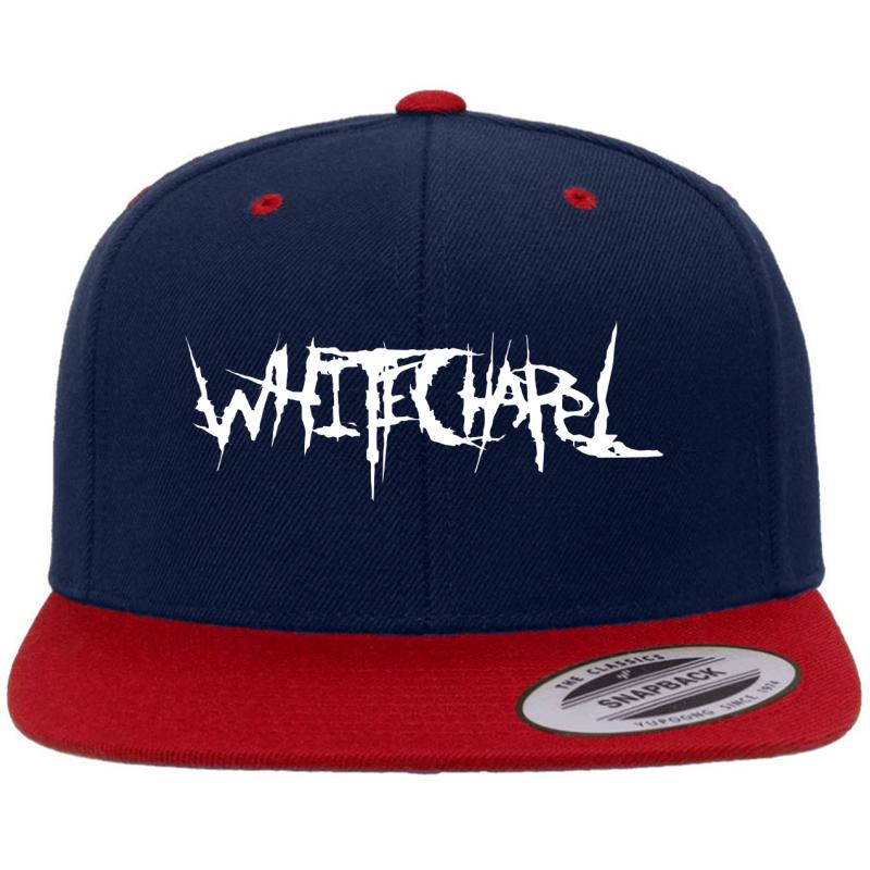 Whitechapel Premium Flat Bill Snapback Cap  Navy