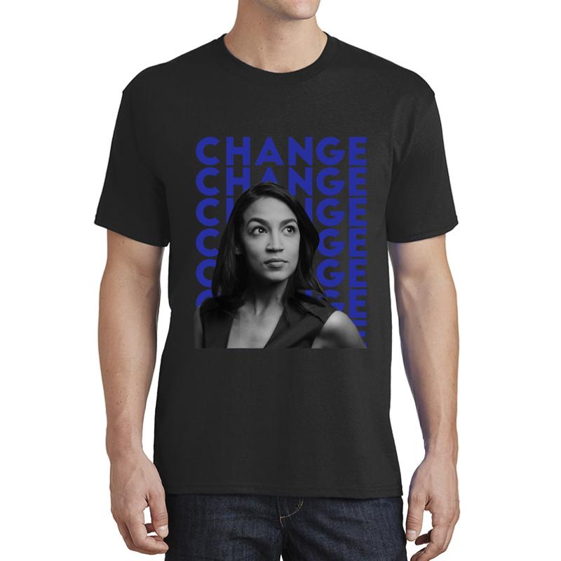 Aoc Change Unisex T-Shirt Men Black