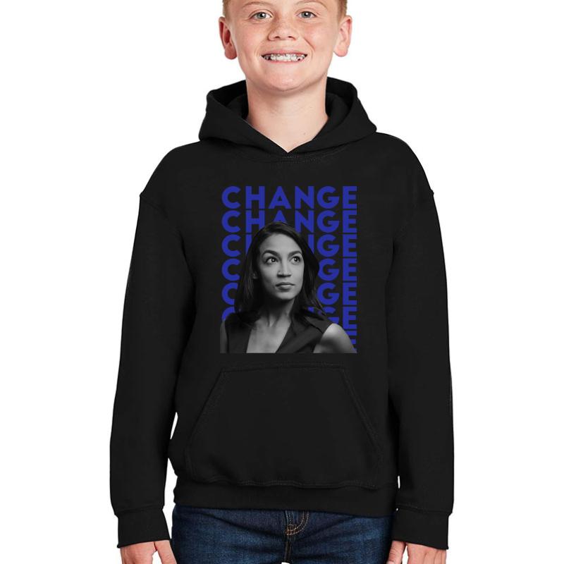 Aoc Change Youth Hooded Sweatshirt Boy Black