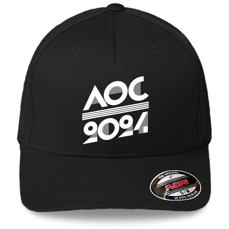 Aoc 2024 Dark Merch Flexfit Baseball Cap  Black