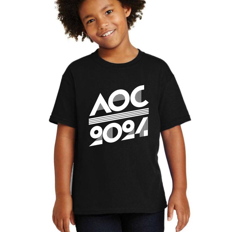 Aoc 2024 Dark Merch Youth T-Shirt Boy Black