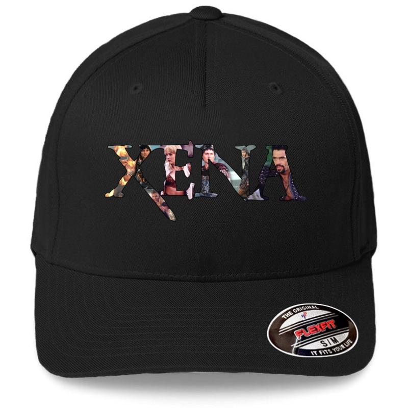 Xena - The Crew Black  Flexfit Baseball Cap  Black