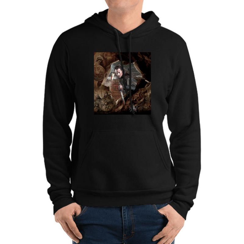 Uhtred - The Last Kingdom Unisex Hooded Sweatshirt Men Black