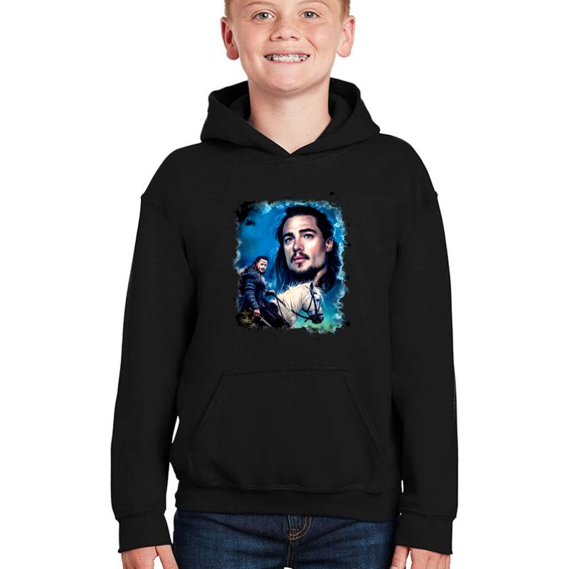 Uthred- The Last Kingdom Youth Hooded Sweatshirt Boy Black