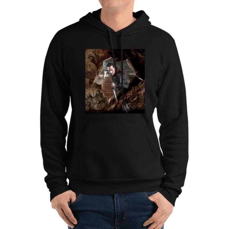 Uhtred- The Last Kingdom Unisex Hooded Sweatshirt Men Black