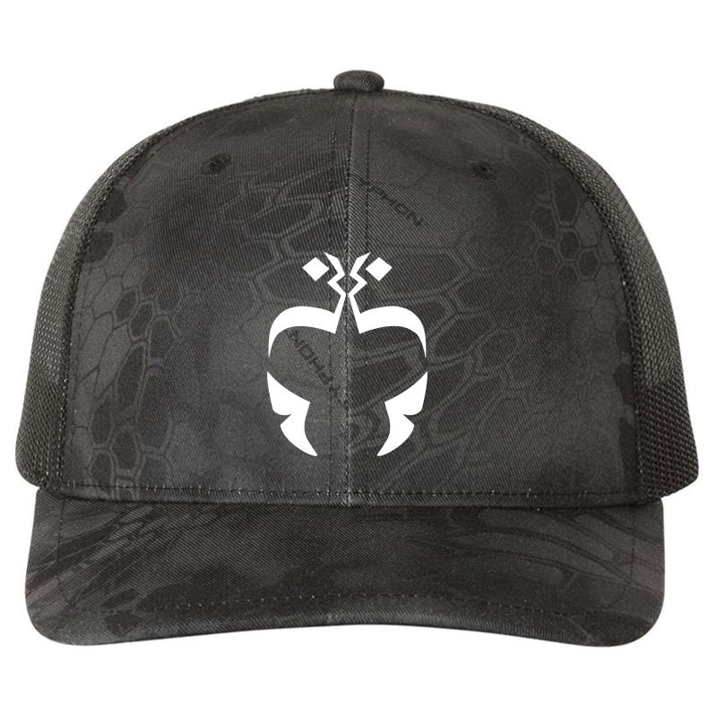 Ahsoka Richardson Premium Trucker Snapback Cap  Kryptek Typhon Black