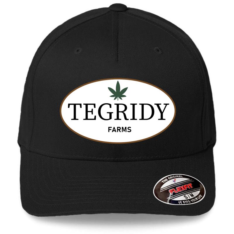 22Nd Century Movies & Tv Tegridy Farms Farming With Tegridy South Park Flexfit Baseball Cap  Black