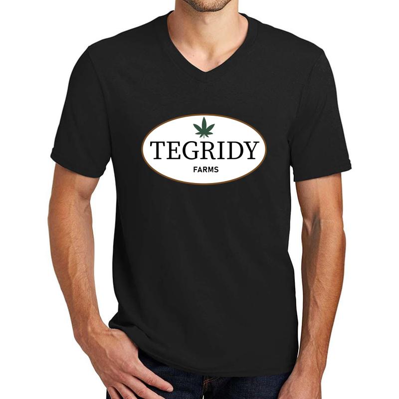 22Nd Century Movies & Tv Tegridy Farms Farming With Tegridy South Park Unisex V-Neck T-Shirt Men Black