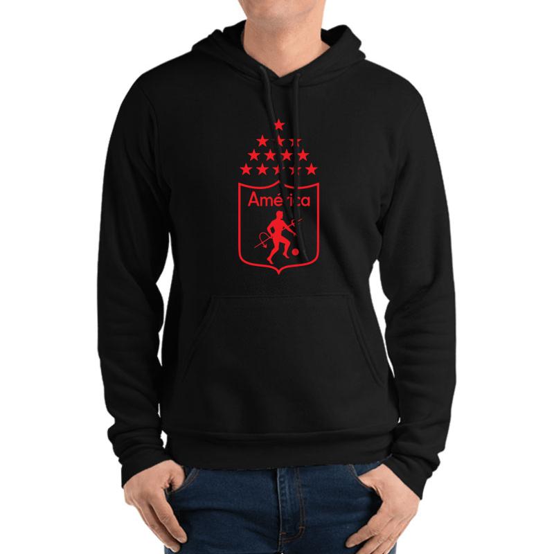 America De Cali La Mechita Unisex Hooded Sweatshirt Men Black