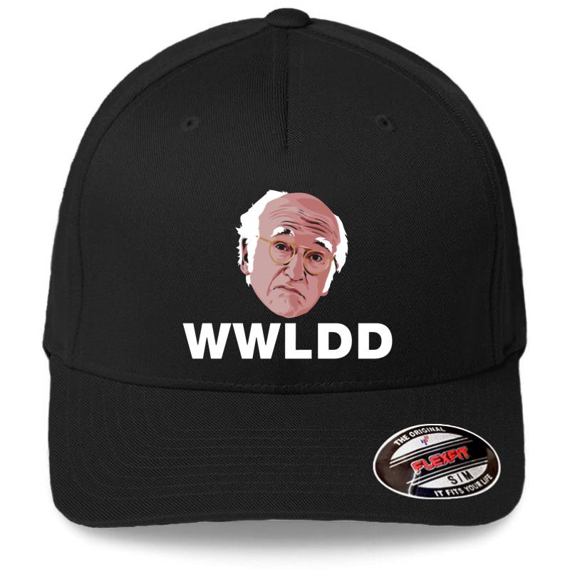 What Would Larry David Do? Flexfit Baseball Cap  Black