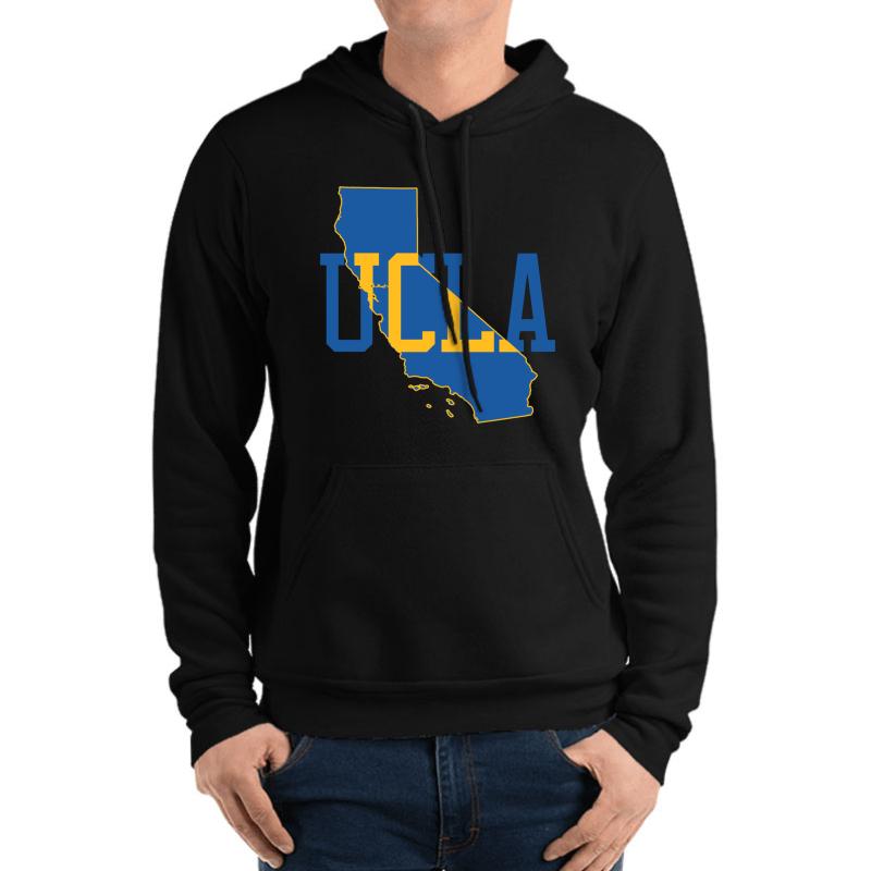 Ucla Unisex Hooded Sweatshirt Men Black