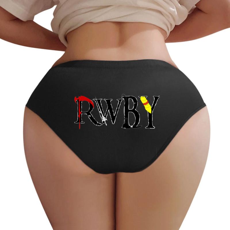 Weapons Of Rwby Women Underwear Panties Women Black