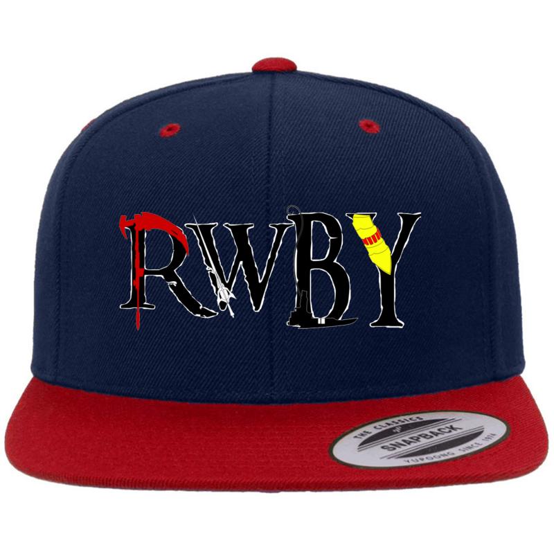 Weapons Of Rwby Premium Flat Bill Snapback Cap  Navy