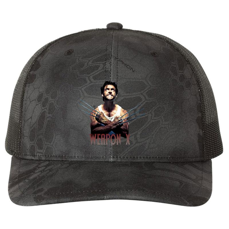 Wolverine - Weapon X Richardson Premium Trucker Snapback Cap  Kryptek Typhon Black