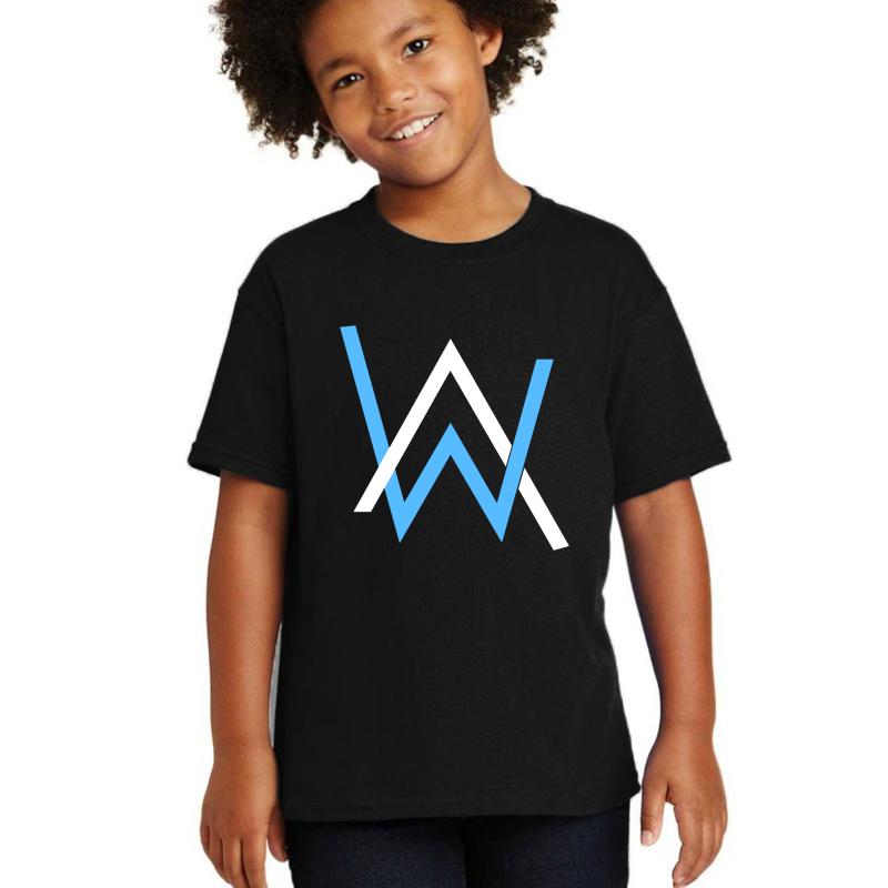 Alan Walker Youth T-Shirt Boy Black