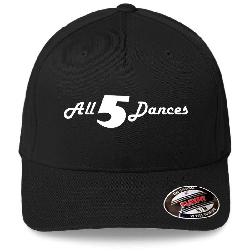 All 5 Dances Flexfit Baseball Cap  Black