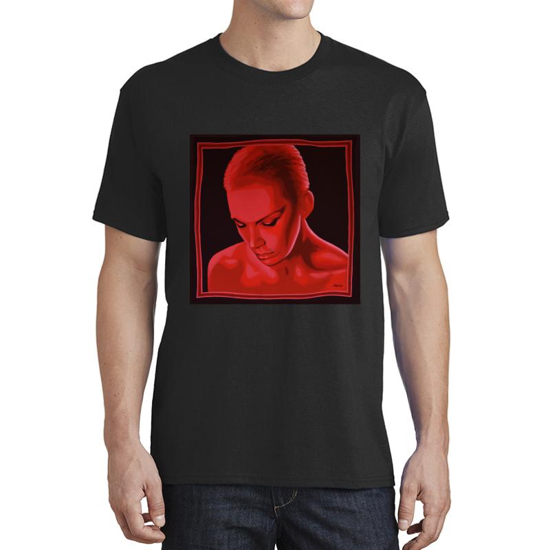 Annie Lennox Painting Unisex T-Shirt Men Black