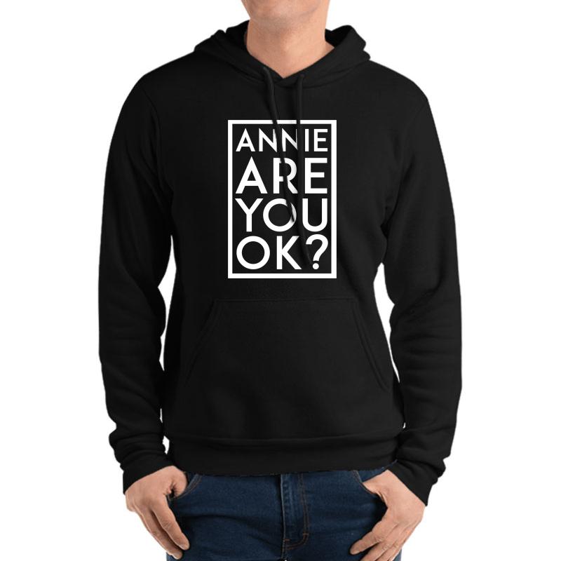 Annie Are You Ok? Unisex Hooded Sweatshirt Men Black