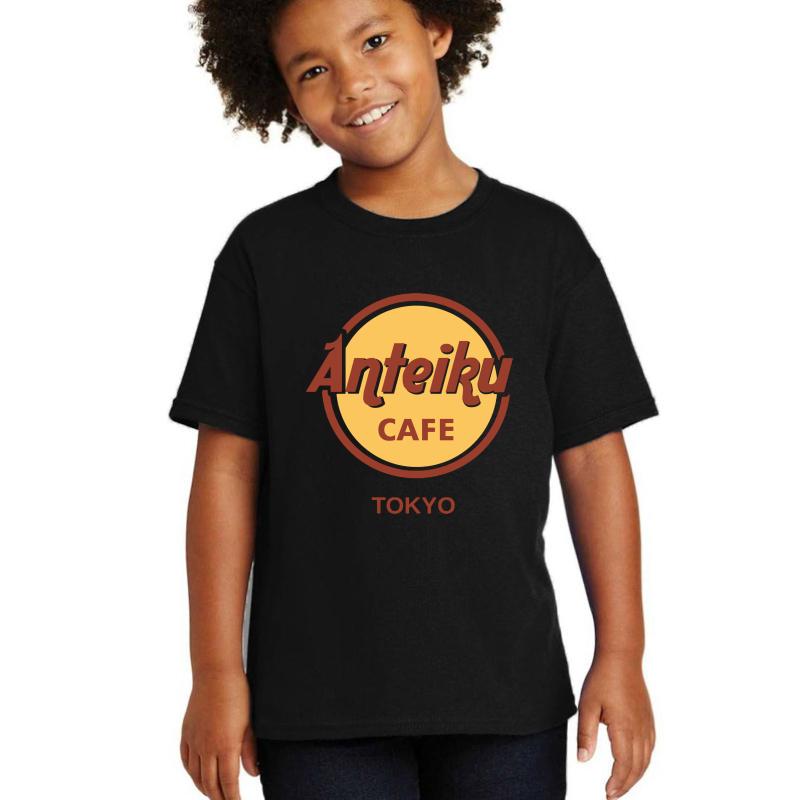 Anteiku - Tokyo Ghoul Youth T-Shirt Boy Black