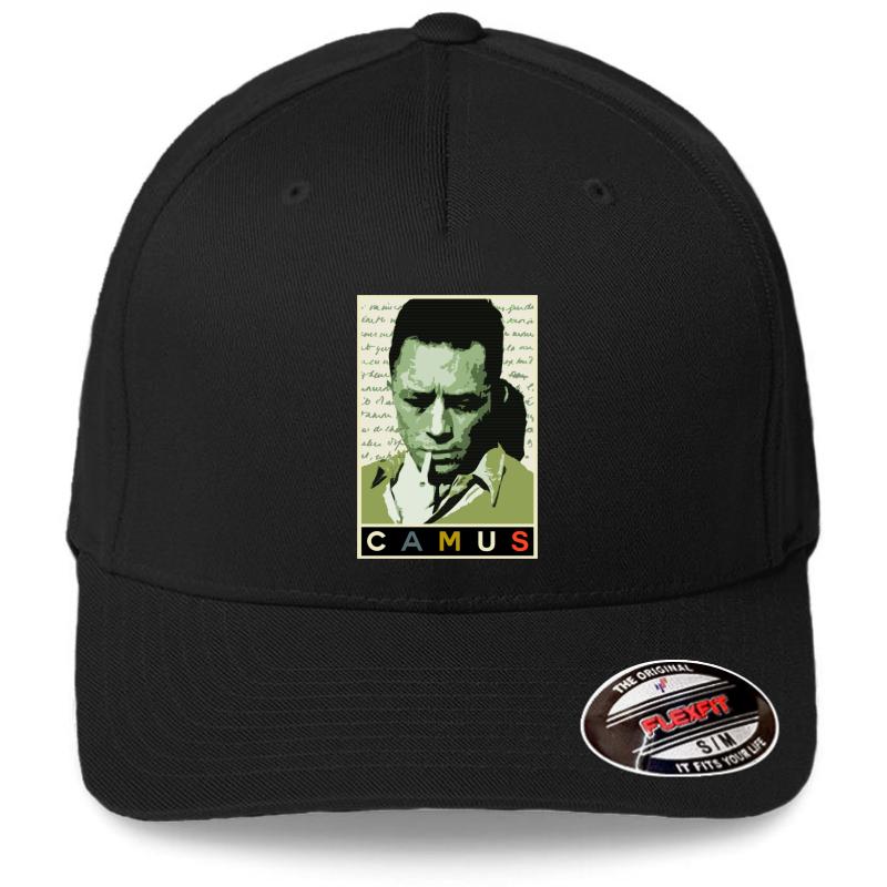 Albert Camus Flexfit Baseball Cap  Black