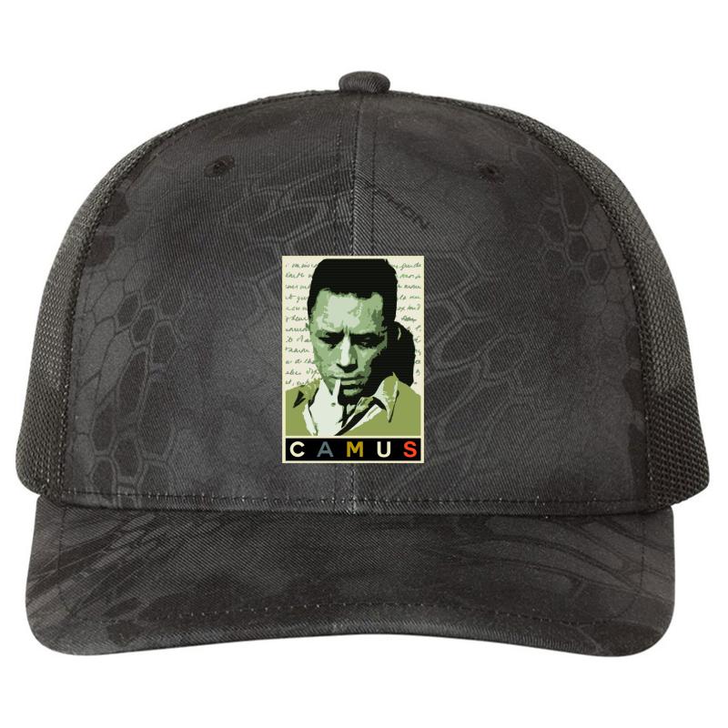 Albert Camus Richardson Premium Trucker Snapback Cap  Kryptek Typhon Black