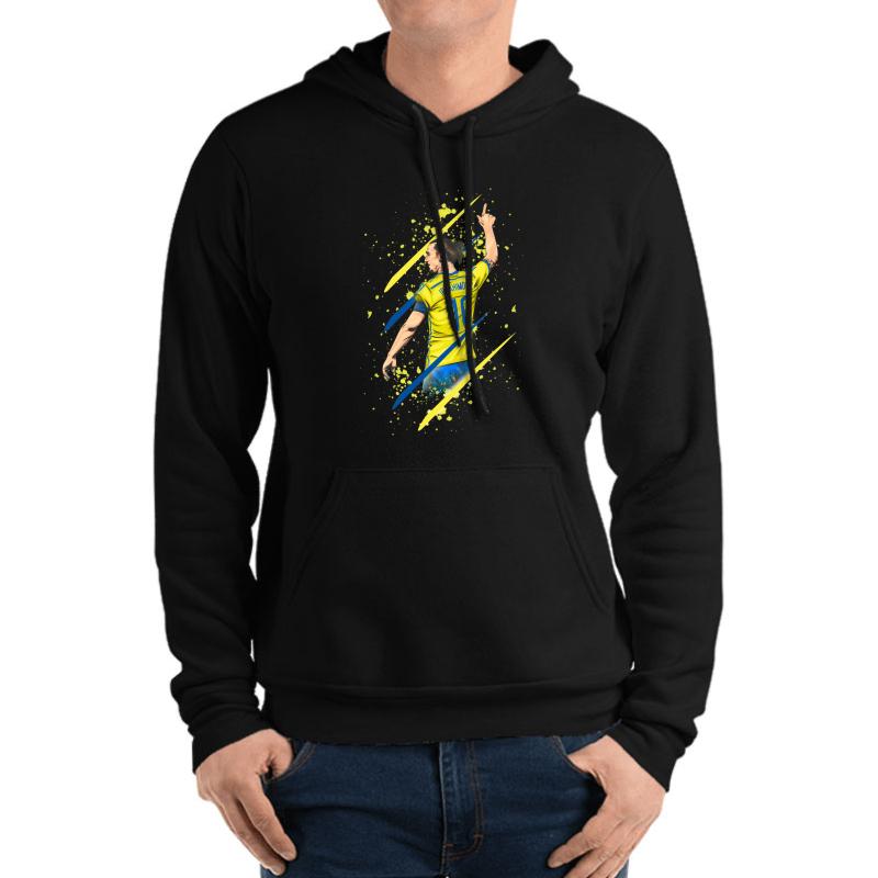 Zlatan IbrahimoviŽ? Unisex Hooded Sweatshirt Men Black