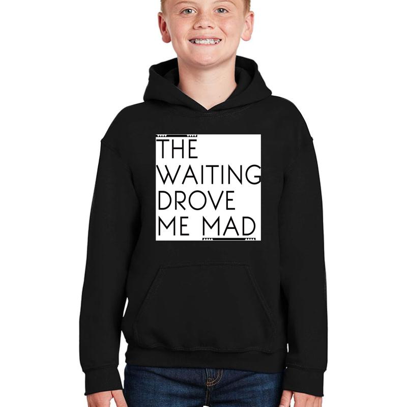 The Waiting Drove Me Mad - Pearl Jam Youth Hooded Sweatshirt Boy Black