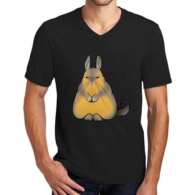 Viscacha Sage Unisex V-Neck T-Shirt Men Black