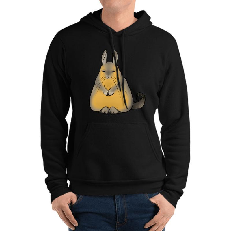 Viscacha Sage Unisex Hooded Sweatshirt Men Black