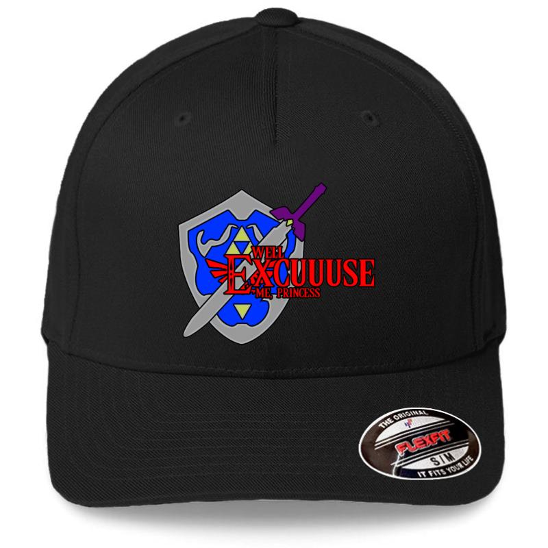 Well Excuuuuuuuuuuse Me Princess. Flexfit Baseball Cap  Black