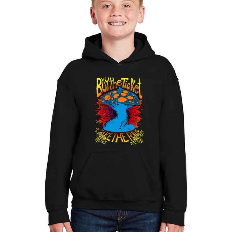 Youth Hooded Sweatshirt Boy Black