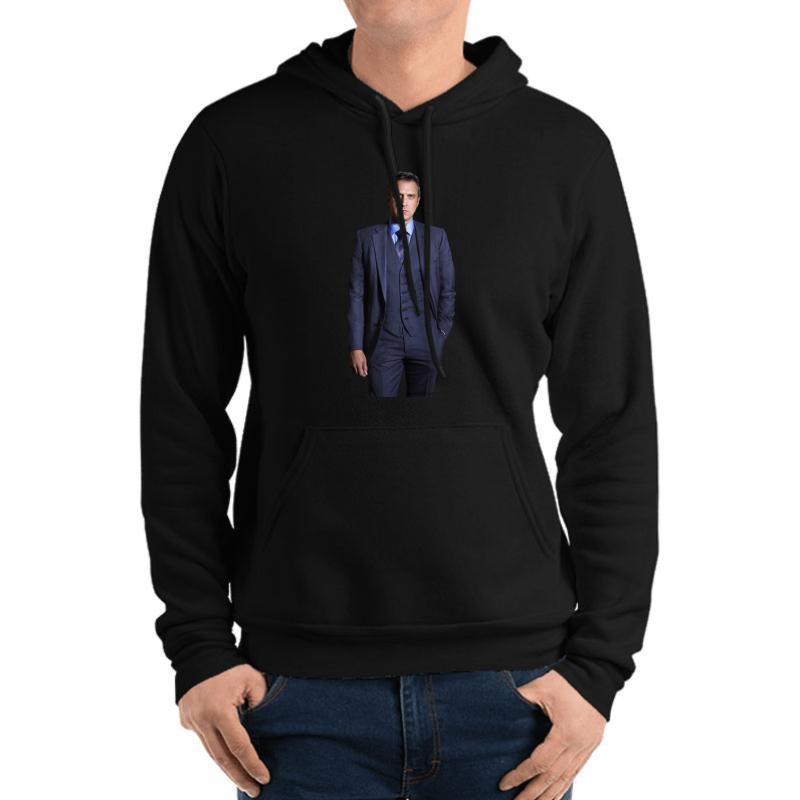 Ada Rafael Barba Unisex Hooded Sweatshirt Men Black