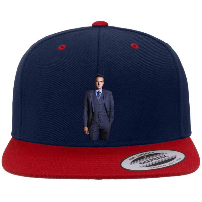 Ada Rafael Barba Premium Flat Bill Snapback Cap  Navy