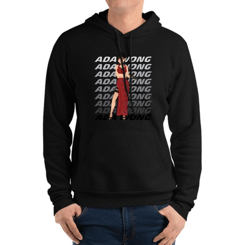 Ada Wong Resident Evil Unisex Hooded Sweatshirt Men Black