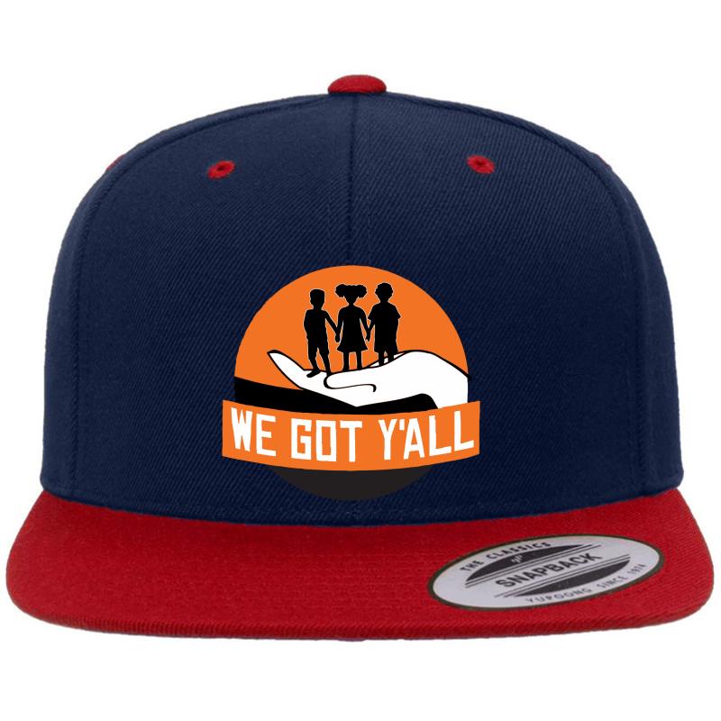 We Got Y'all #Insecure Premium Flat Bill Snapback Cap  Navy