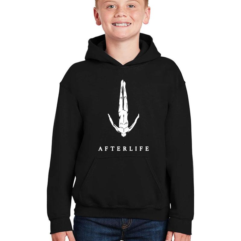 Afterlife Ii Youth Hooded Sweatshirt Boy Black