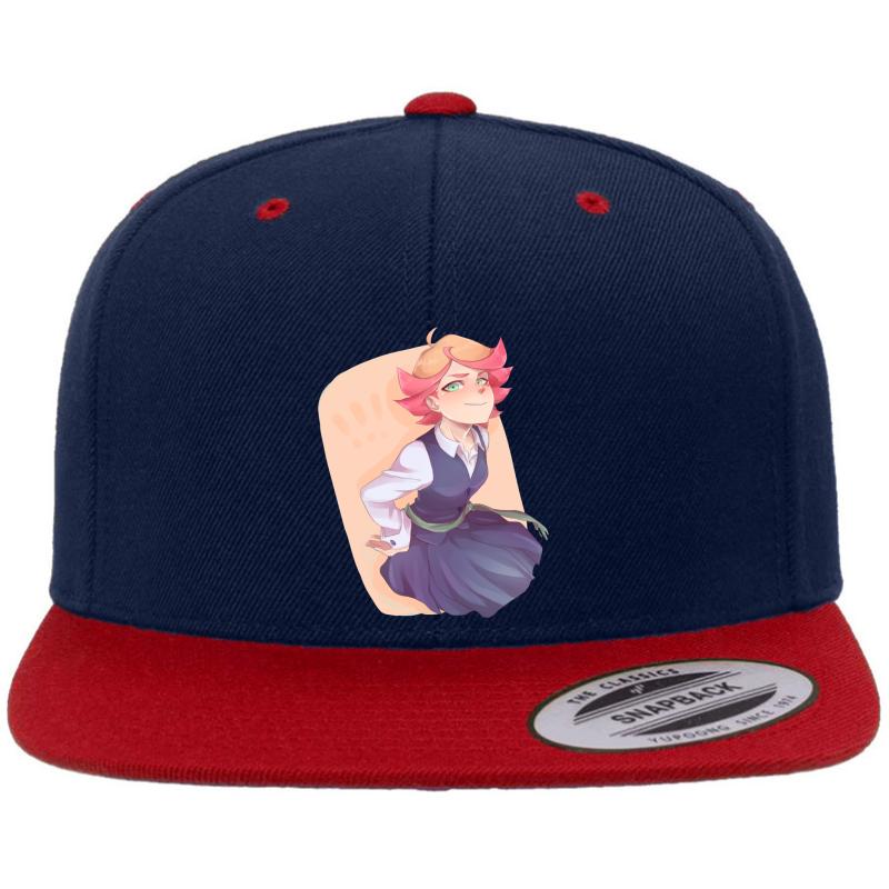 Amanda O'neill Premium Flat Bill Snapback Cap  Navy