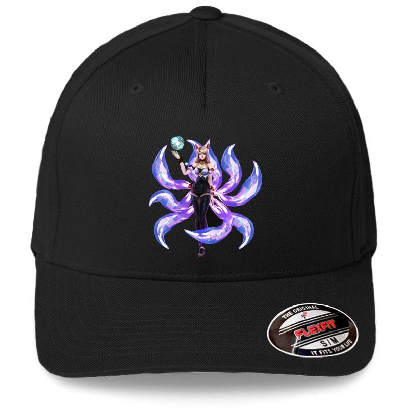 Ahri Flexfit Baseball Cap  Black