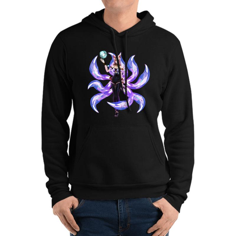 Ahri Unisex Hooded Sweatshirt Men Black