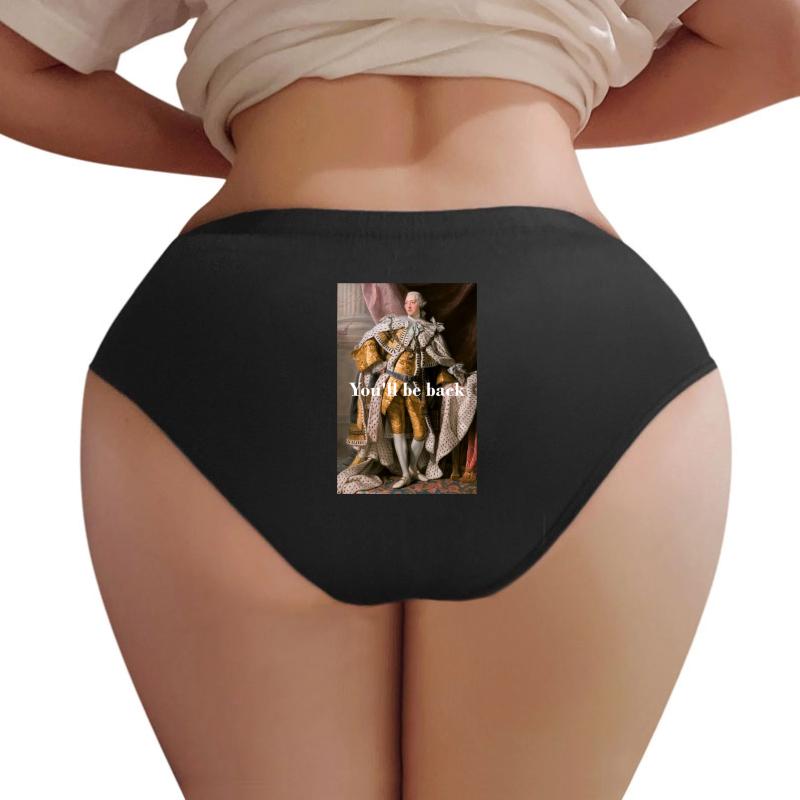 You'll Be Back King George Iii Inspired By Hamilton Women Underwear Panties Women Black