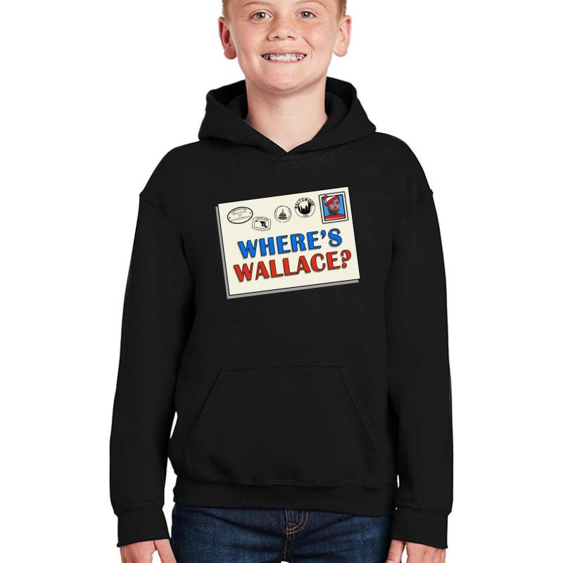 Where's Wallace? The Wire  Youth Hooded Sweatshirt Boy Black