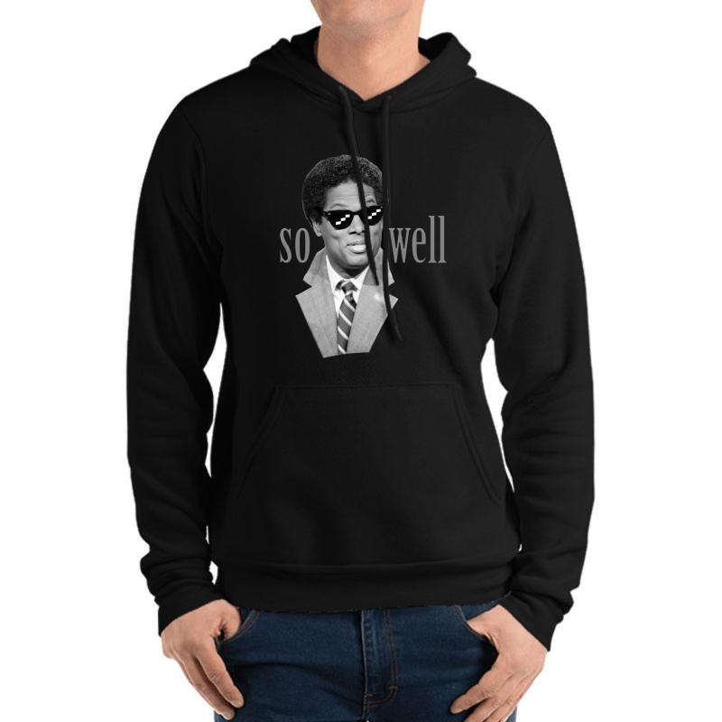 Thomas Sowell - So Well Unisex Hooded Sweatshirt Men Black