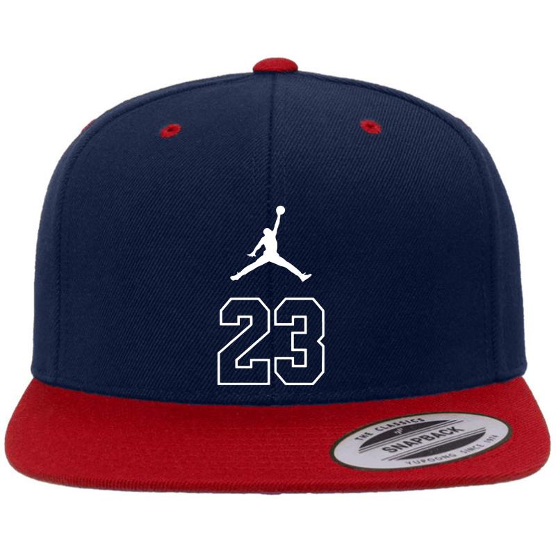 Air Jordan 23  Premium Flat Bill Snapback Cap  Navy